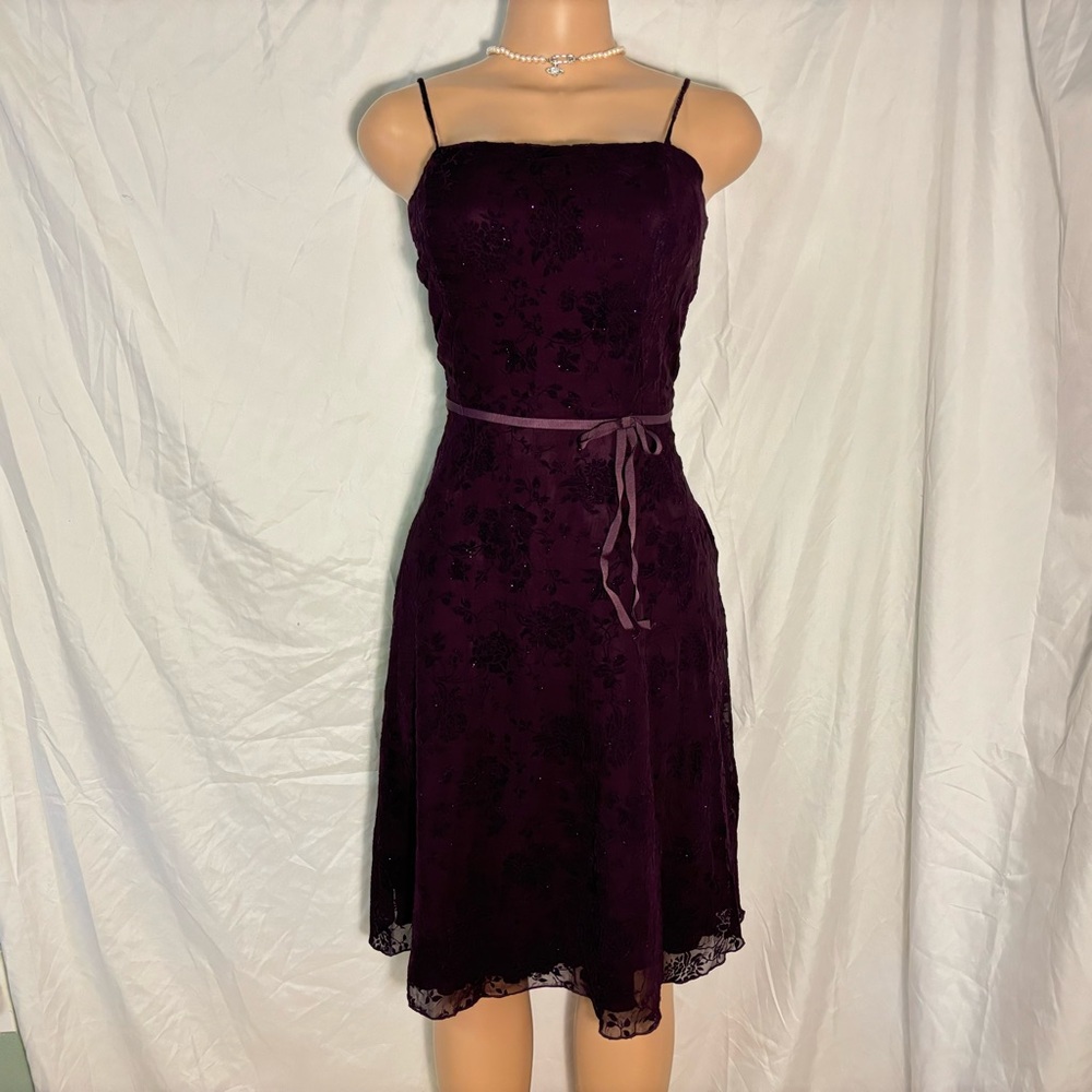 vintage purple dress
